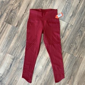 Oiselle new aero tights ember size 8